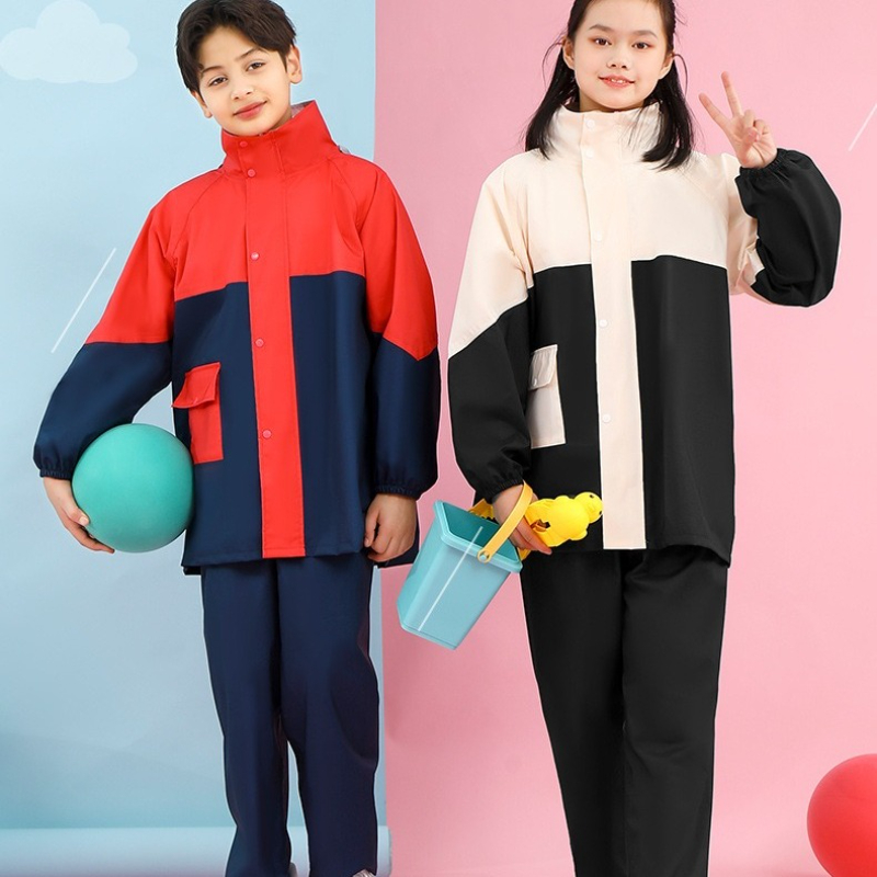 Women'S Fashion Raincoat - Kinder-Regenmantel, Regenhose, Anzug, modisch, für Studenten,
