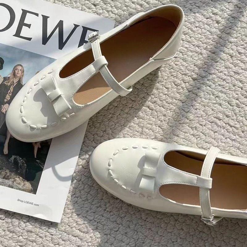 Women'S Fashion For Summer 2025 - Neue französische Seil-Mary-Jane-Schuhe 2025, Sommer, weiße