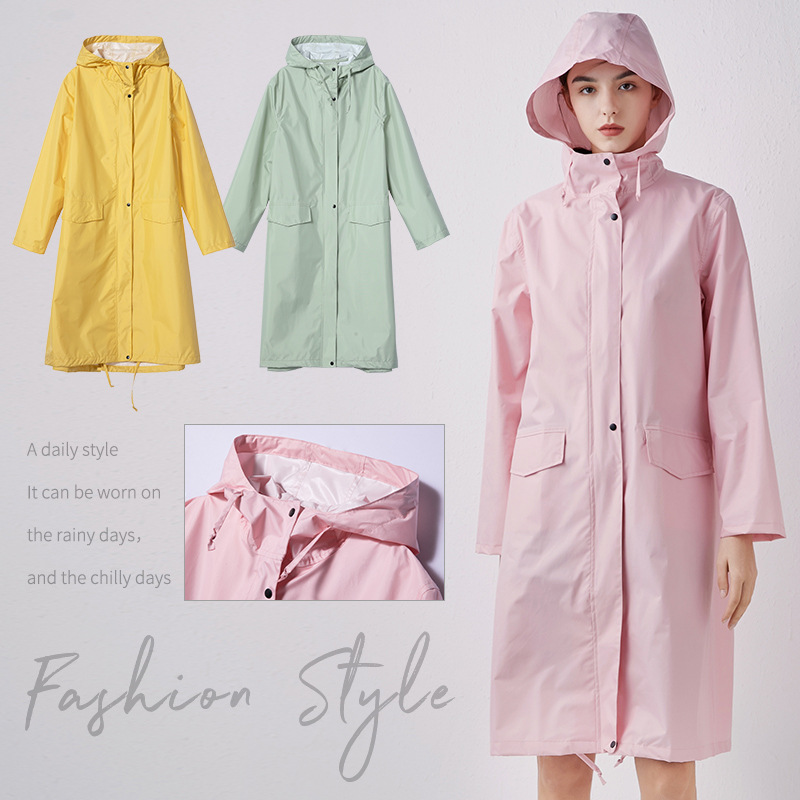 Women'S Fashion Raincoat - Neue Mode Frauen Leichte Atmungsaktive Regenmantel