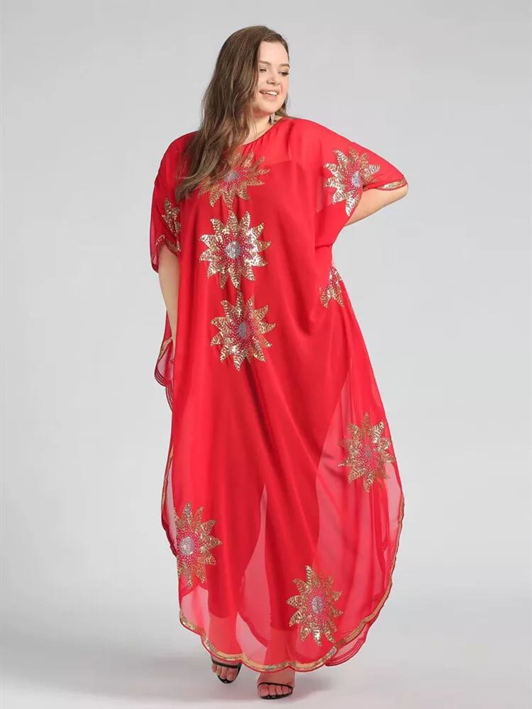 Women'S Fashion Quick Delivery - Neue Afrikanische Women'S Fashion Gold Pailletten