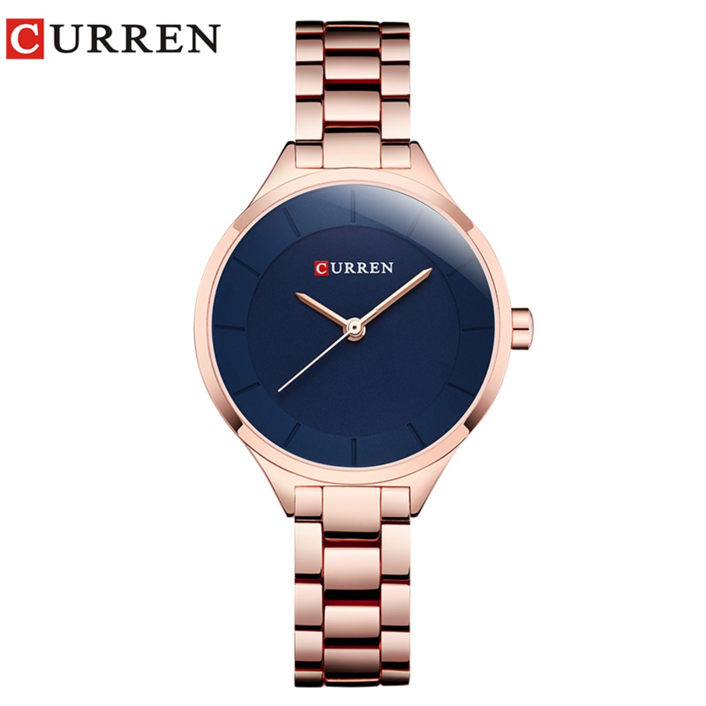 Women Fashion Simple - CURREN Neue Schlichte Damen-Armbanduhr Leicht Extravagante
