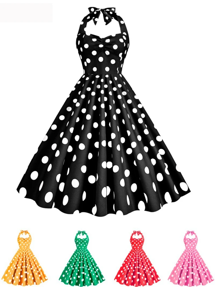 Women'S Fashion In The 1950S - 2026 Mode Sommer Sexy Halter-Kleid für