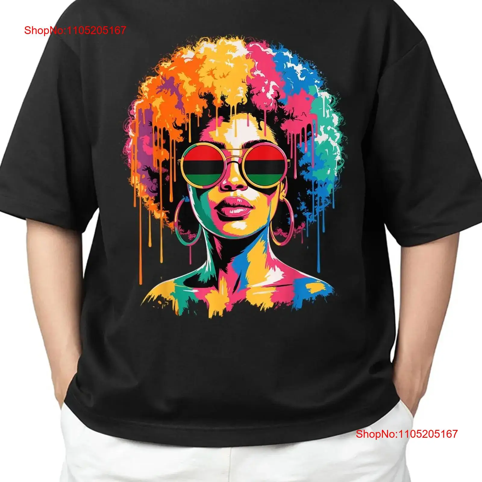 Women Fashion History - Frauen Königin Melanin Geschichte Juneteenth T-Shirt