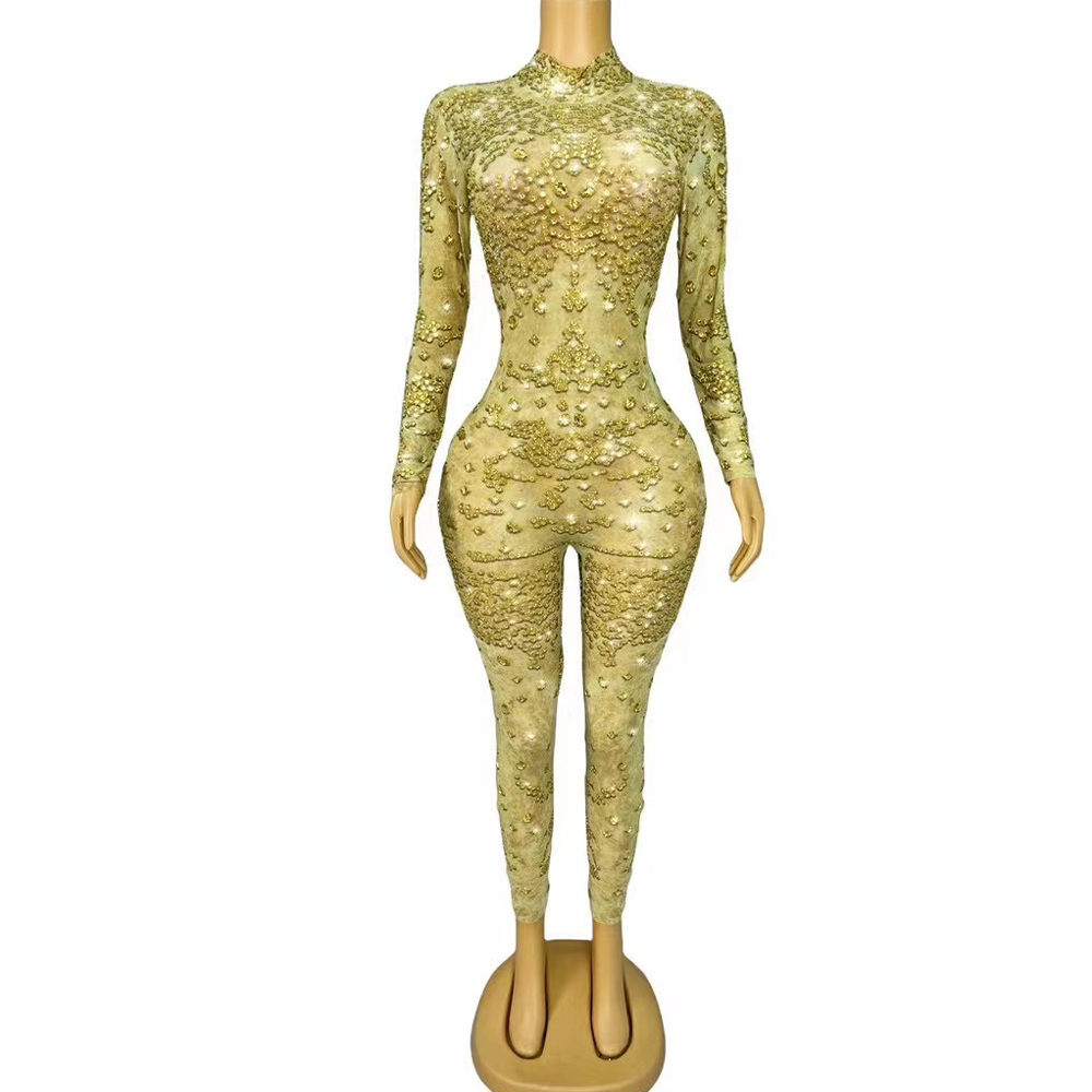 Sexy Bühne Glänzende Gold Stra – Women Fashion Photoshoot Bewertung und Preis