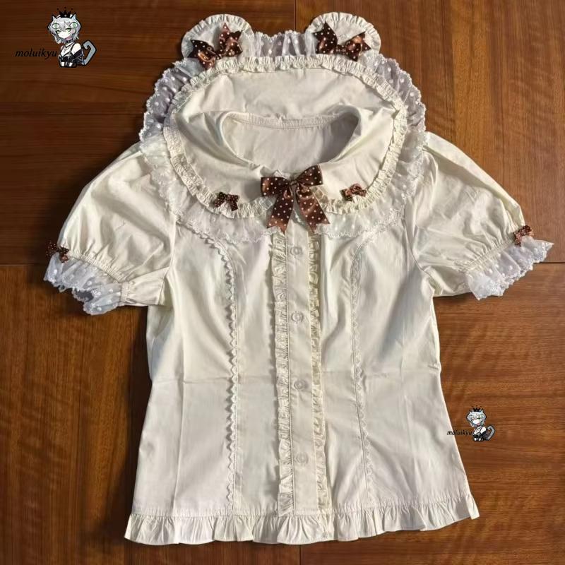 Kawaii Rüschenblusen Frühling  – Puff Sleeve Blouse Bewertung und Preis