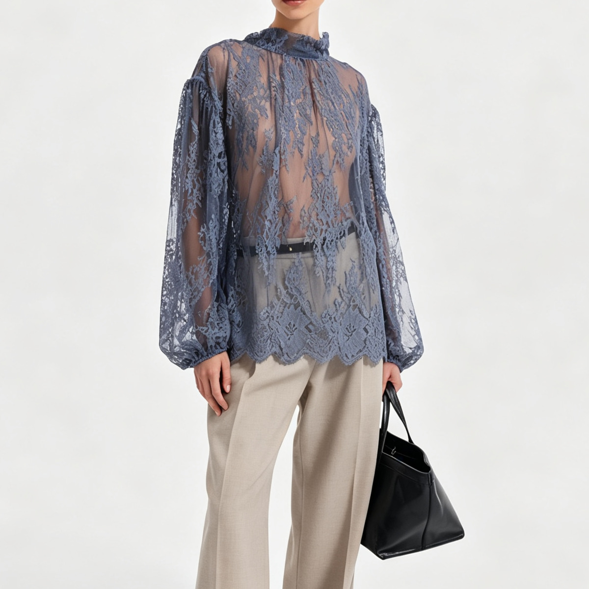 IG 2026 Damen Transparente Spi – Puff Sleeve Blouse Bewertung und Preis