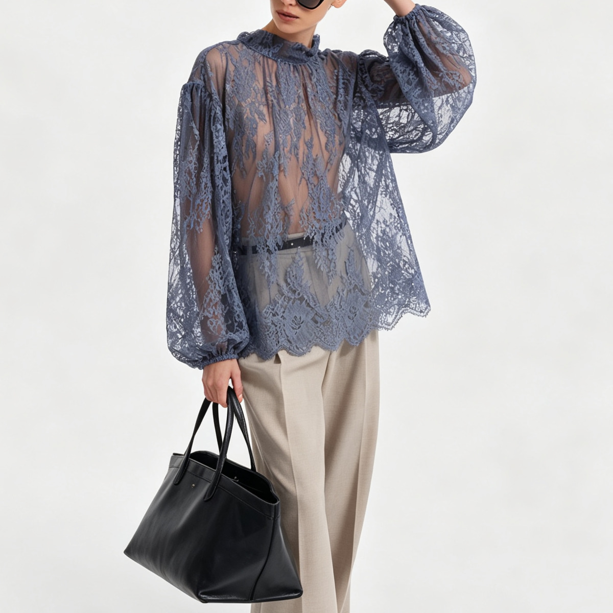 IG 2026 Damen Transparente Spi – Puff Sleeve Blouse Bewertung und Preis
