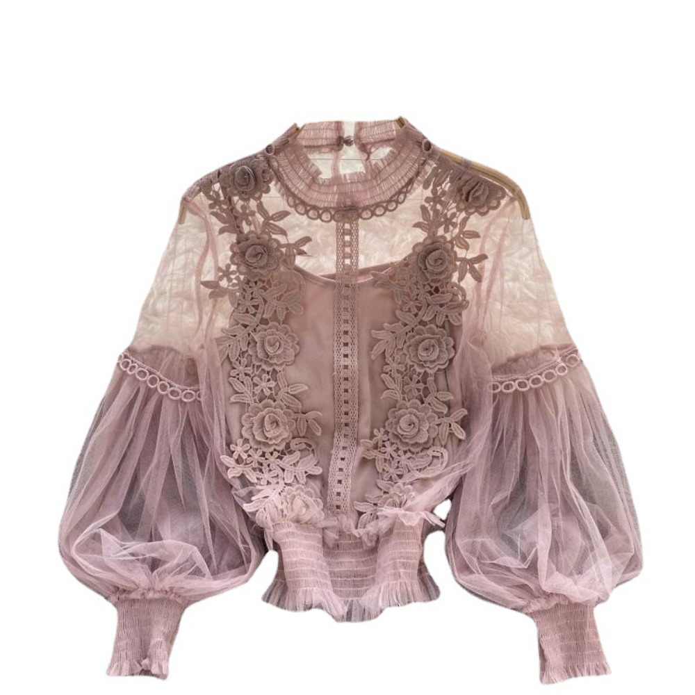 2 Teile/satz Spitze Puff Langa – Puff Sleeve Blouse Bewertung und Preis