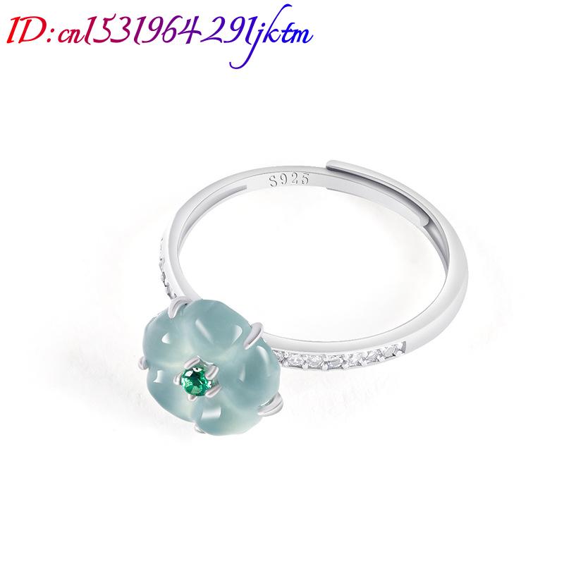 Blaue Burmesische Jadeit-Blume – Women'S Fashion Gifts Bewertung und Preis