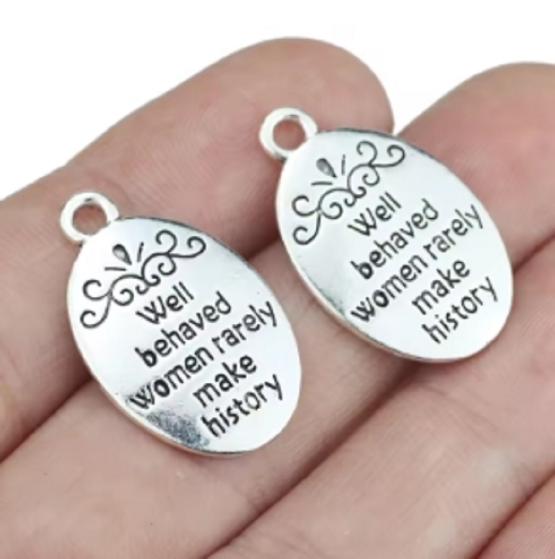 10 Teile/los Oval Antik Silber – Women Fashion History Bewertung und Preis