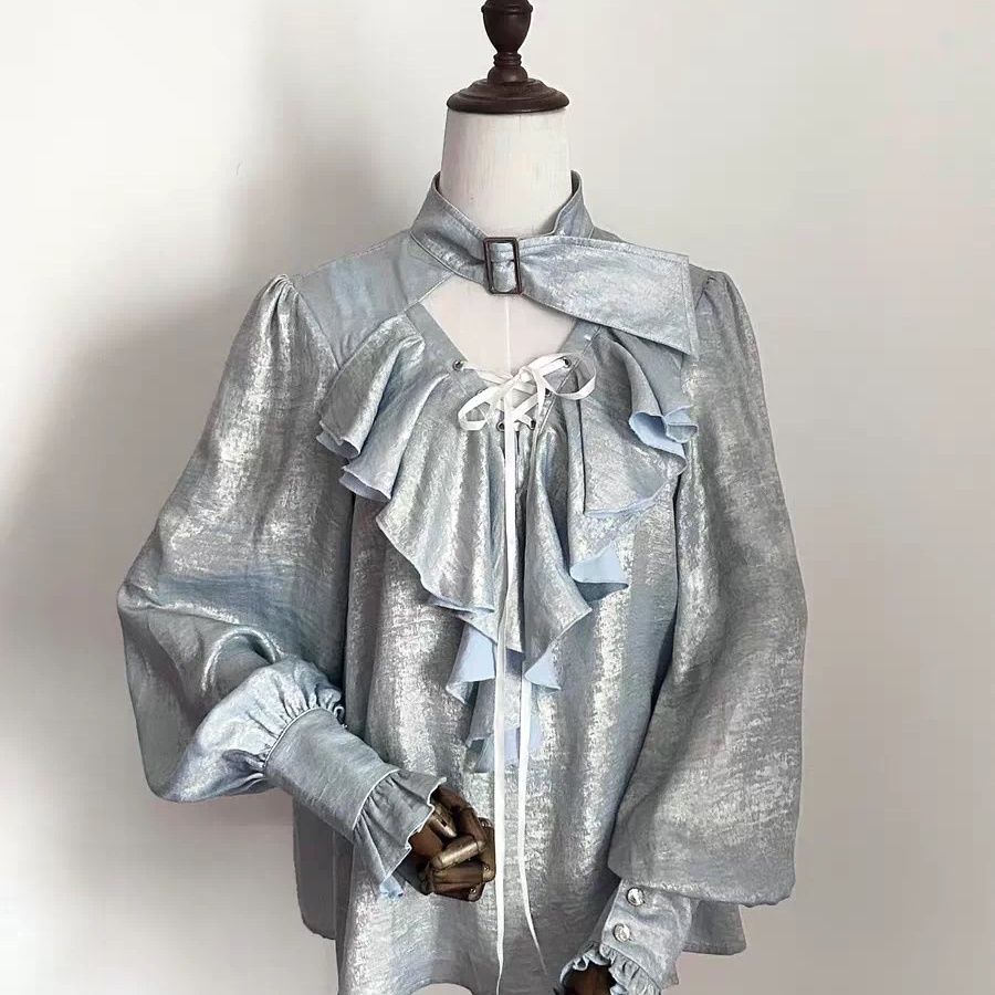 Japanische süße, coole Bluse m – Puff Sleeve Blouse Bewertung und Preis