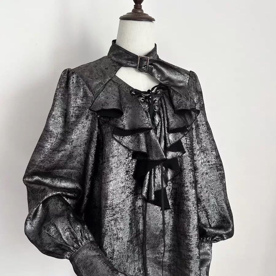 Japanische süße, coole Bluse m – Puff Sleeve Blouse Bewertung und Preis