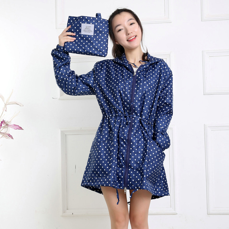 Mode Dot Print Frauen Regenman – Women'S Fashion Raincoat Bewertung und Preis