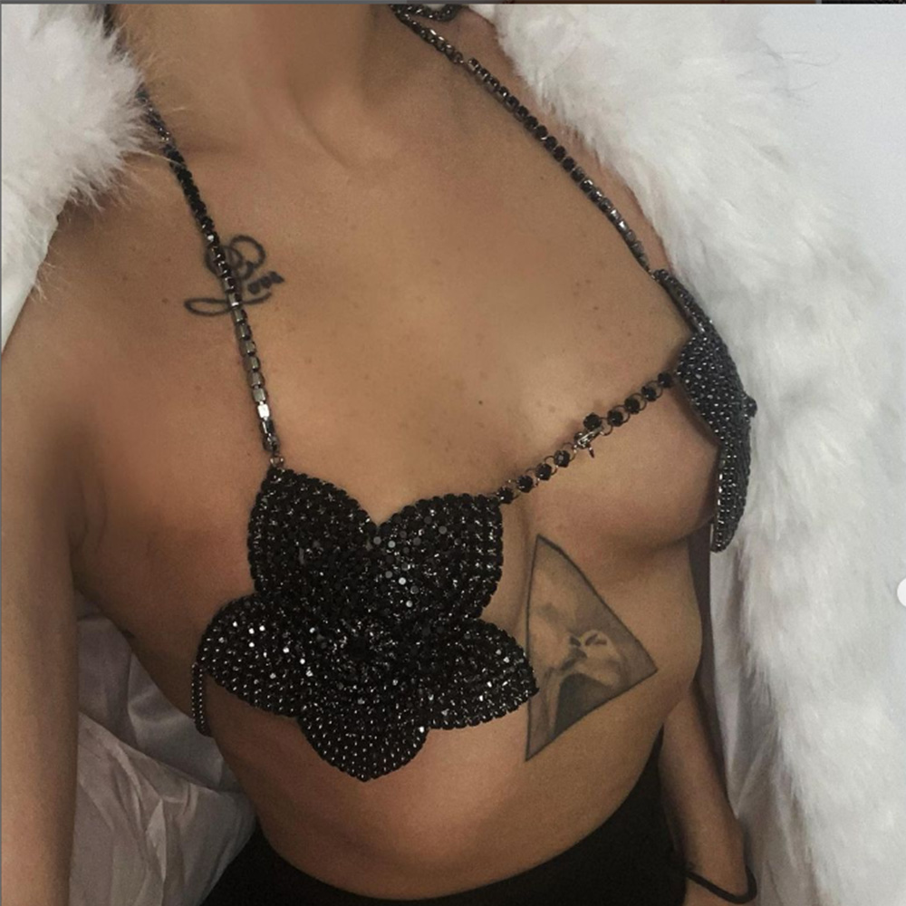 Stone fans schwarz Kristall Bl – Women'S Fashion Harness Bewertung und Preis