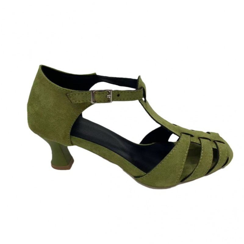 Damen Grüne Wildleder Kitten-H – Spaghetti Strap Dress Bewertung und Preis