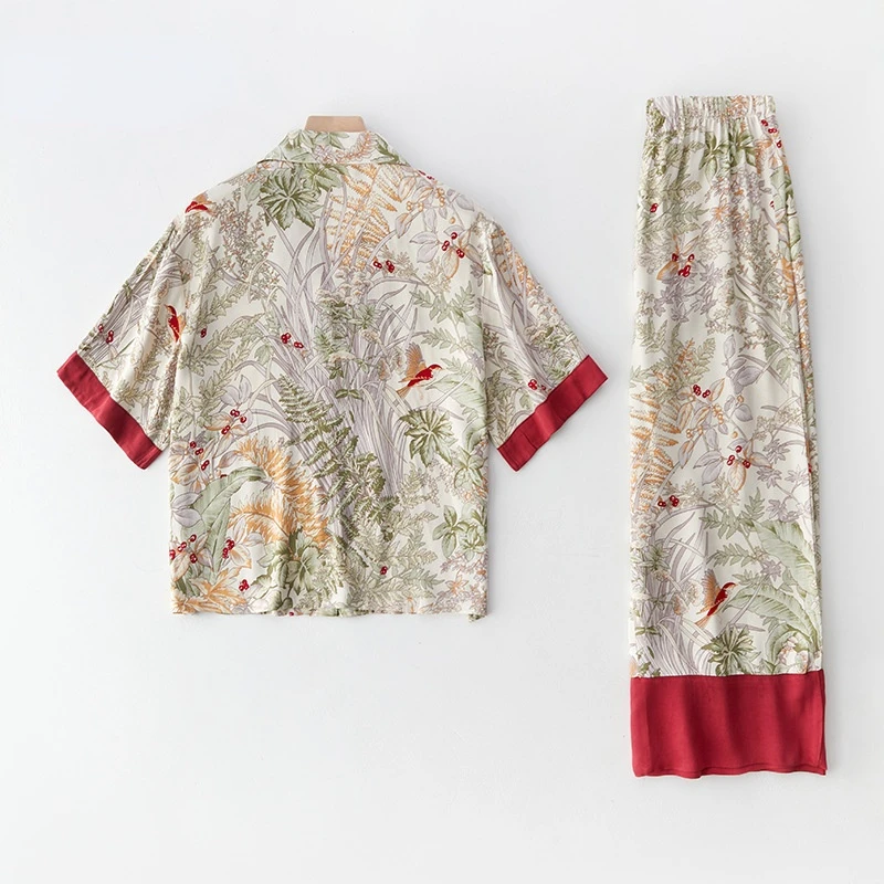 Elegantes Viskose-Pyjama-Set f – Women'S Fashion Pajamas Bewertung und Preis