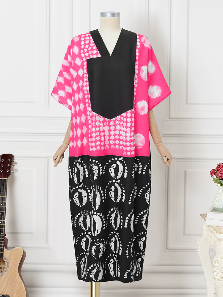 Plus Größe 5XL VONDA Vintage M – Maxi Dress Boho Bewertung und Preis