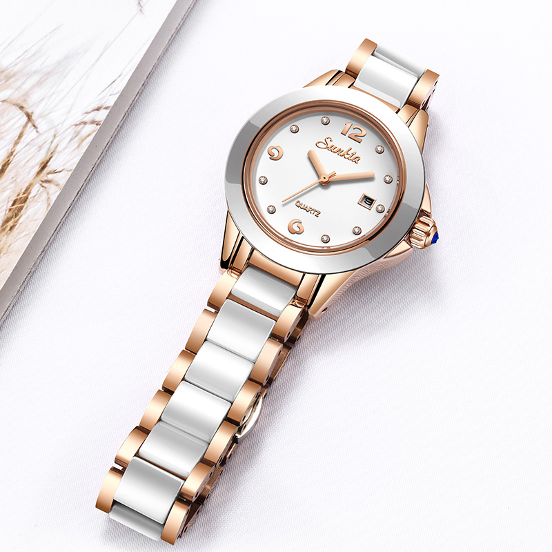 Sunkta Mode Lässig Quarz Frau  – Women Fashion Simple Bewertung und Preis