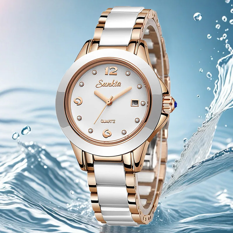 Sunkta Mode Lässig Quarz Frau  – Women Fashion Simple Bewertung und Preis