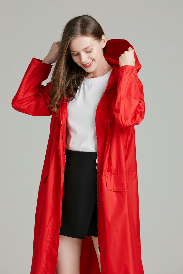 Damen-Regenmantel, leicht, rot – Women'S Fashion Raincoat Bewertung und Preis