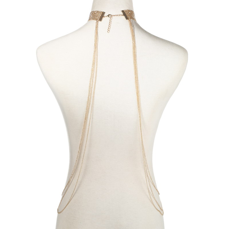Gold Farbe Körper Kette Frauen – Women'S Fashion Harness Bewertung und Preis