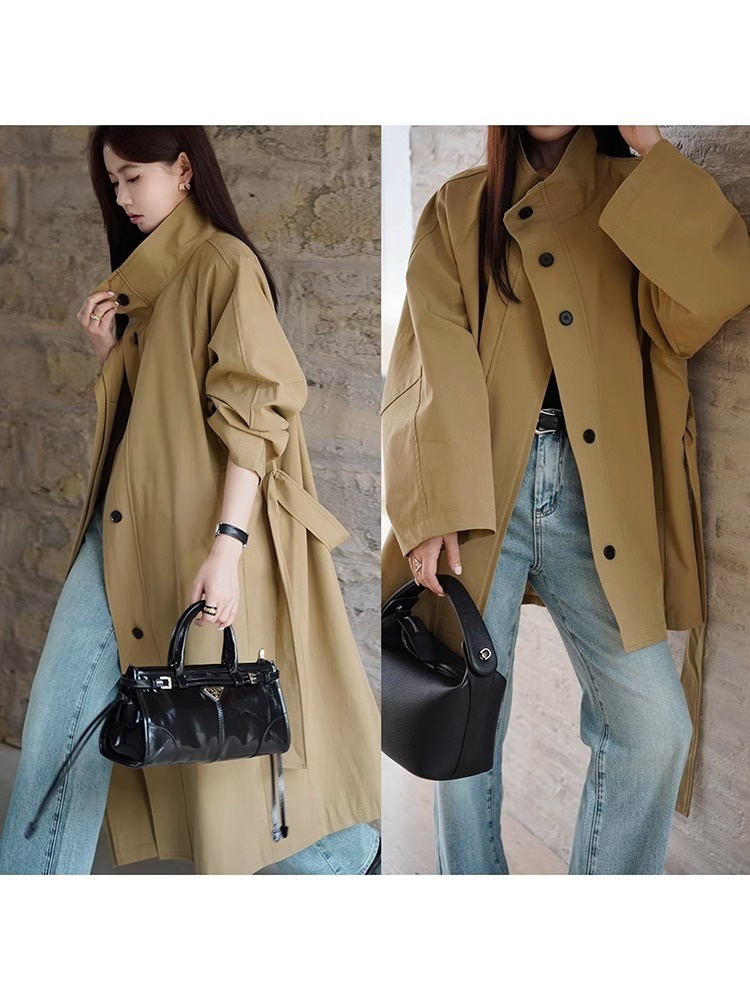 Brauner Graben Damen Modischer – Women'S Fashion Raincoat Bewertung und Preis