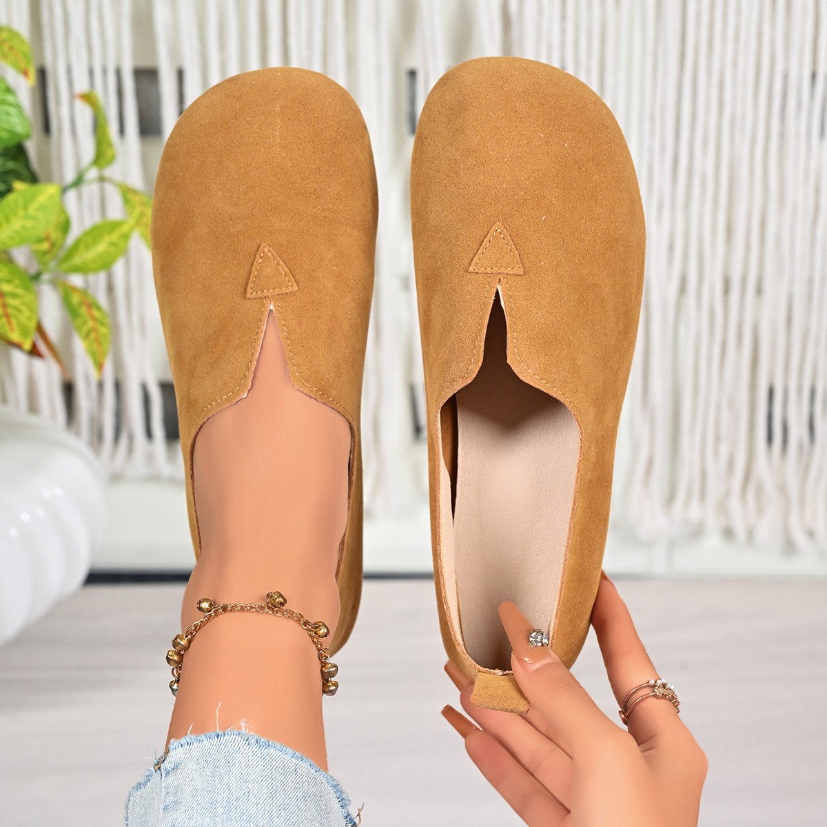 Flache Damenschuhe zum Hineins – Women'S Fashion Quick Delivery Bewertung und Preis