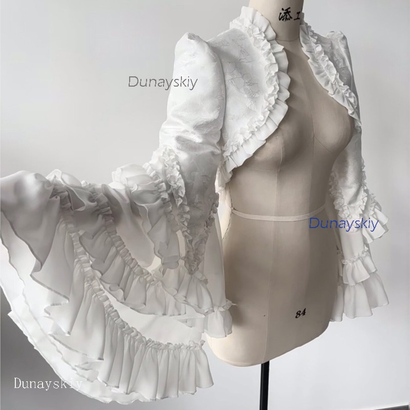 Gothic Party Vampire Lolita Ou – Puff Sleeve Blouse Bewertung und Preis