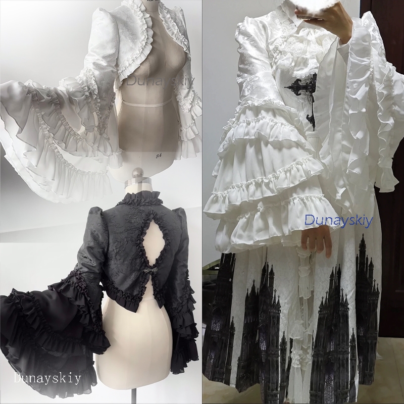 Gothic Party Vampire Lolita Ou – Puff Sleeve Blouse Bewertung und Preis