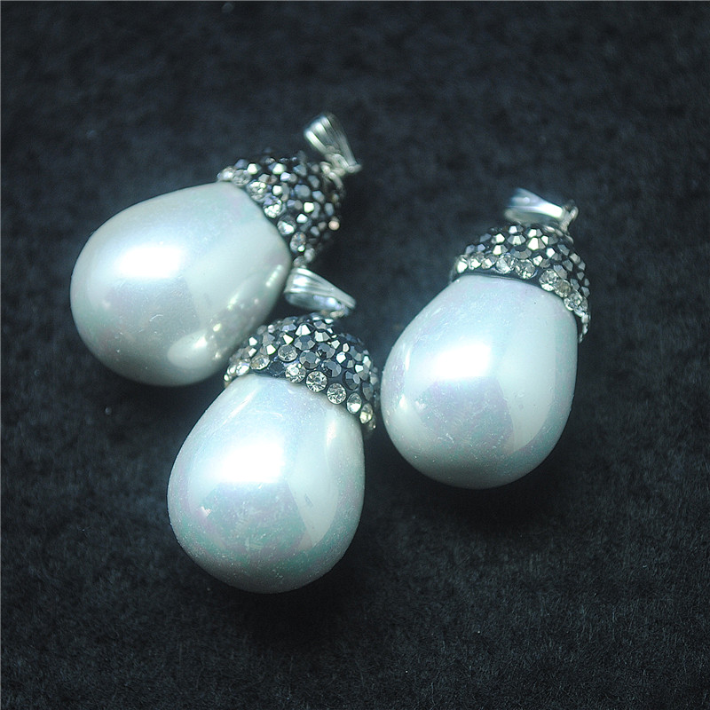 2PCS Natur Shell Anhänger Perl – Women'S Fashion Market Size Bewertung und Preis