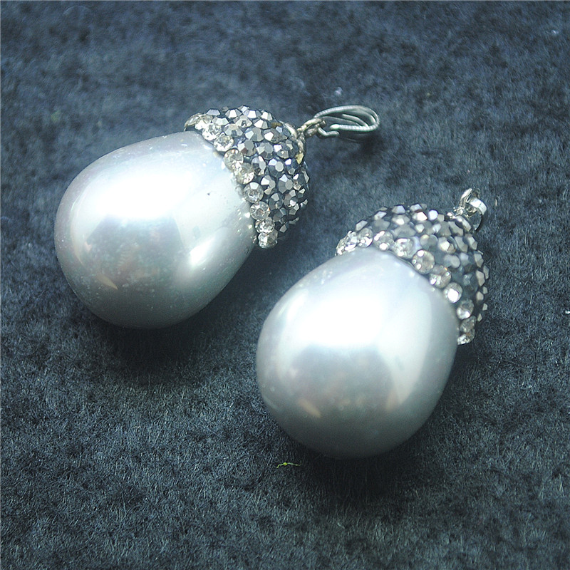 2PCS Natur Shell Anhänger Perl – Women'S Fashion Market Size Bewertung und Preis