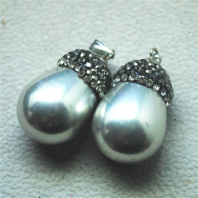 2PCS Natur Shell Anhänger Perl – Women'S Fashion Market Size Bewertung und Preis