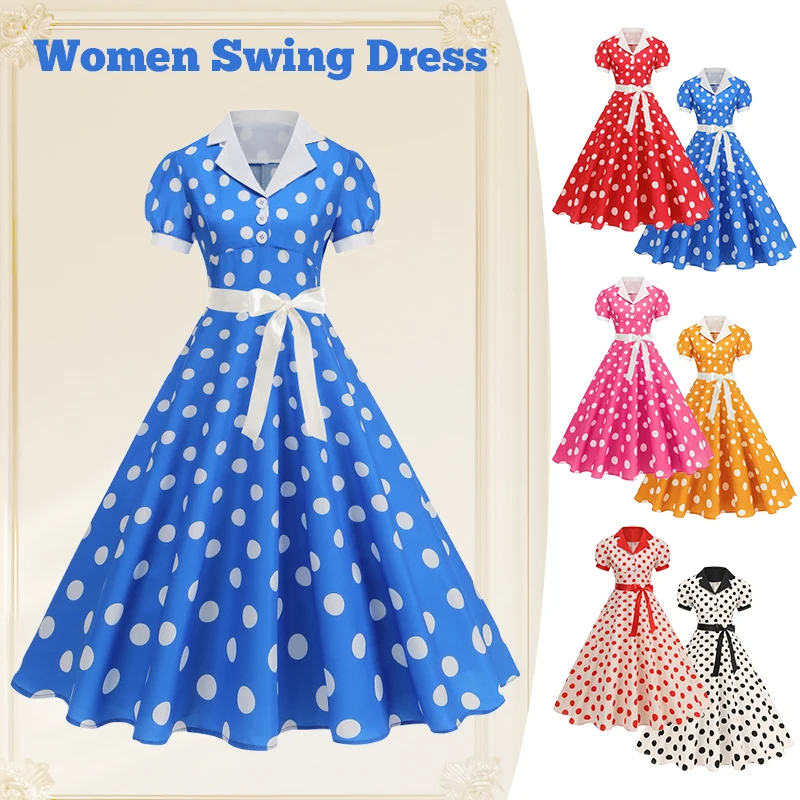 Vintage Polka Dot Sommerkleid  – Women'S Fashion In The 1950S Bewertung und Preis