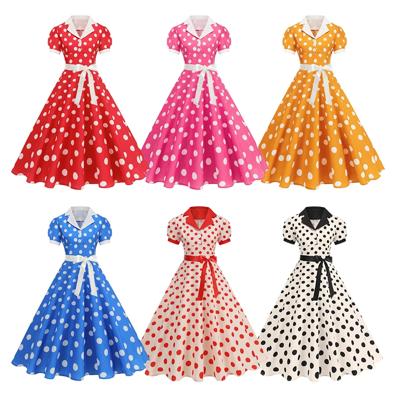 Vintage Polka Dot Sommerkleid  – Women'S Fashion In The 1950S Bewertung und Preis