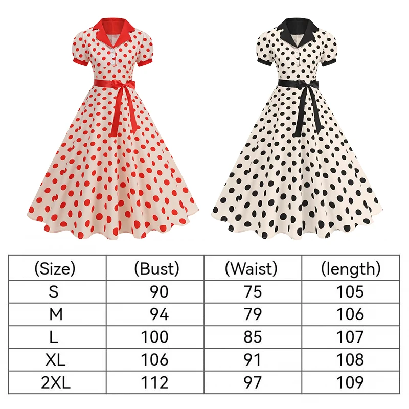 Vintage Polka Dot Sommerkleid  – Women'S Fashion In The 1950S Bewertung und Preis