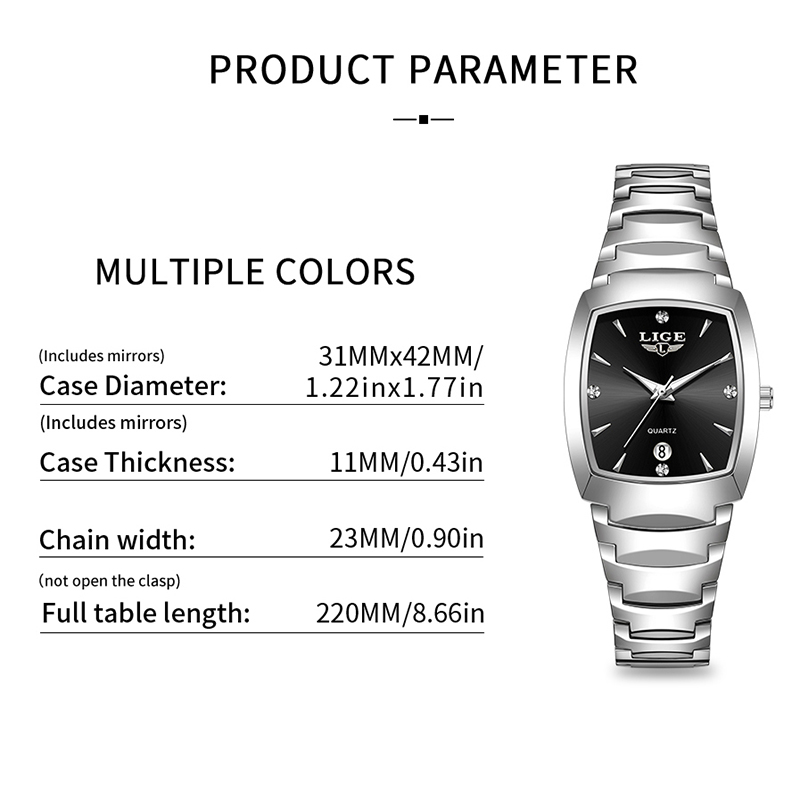 LIGE Uhr frauen Business Luxus – Women Fashion Simple Bewertung und Preis