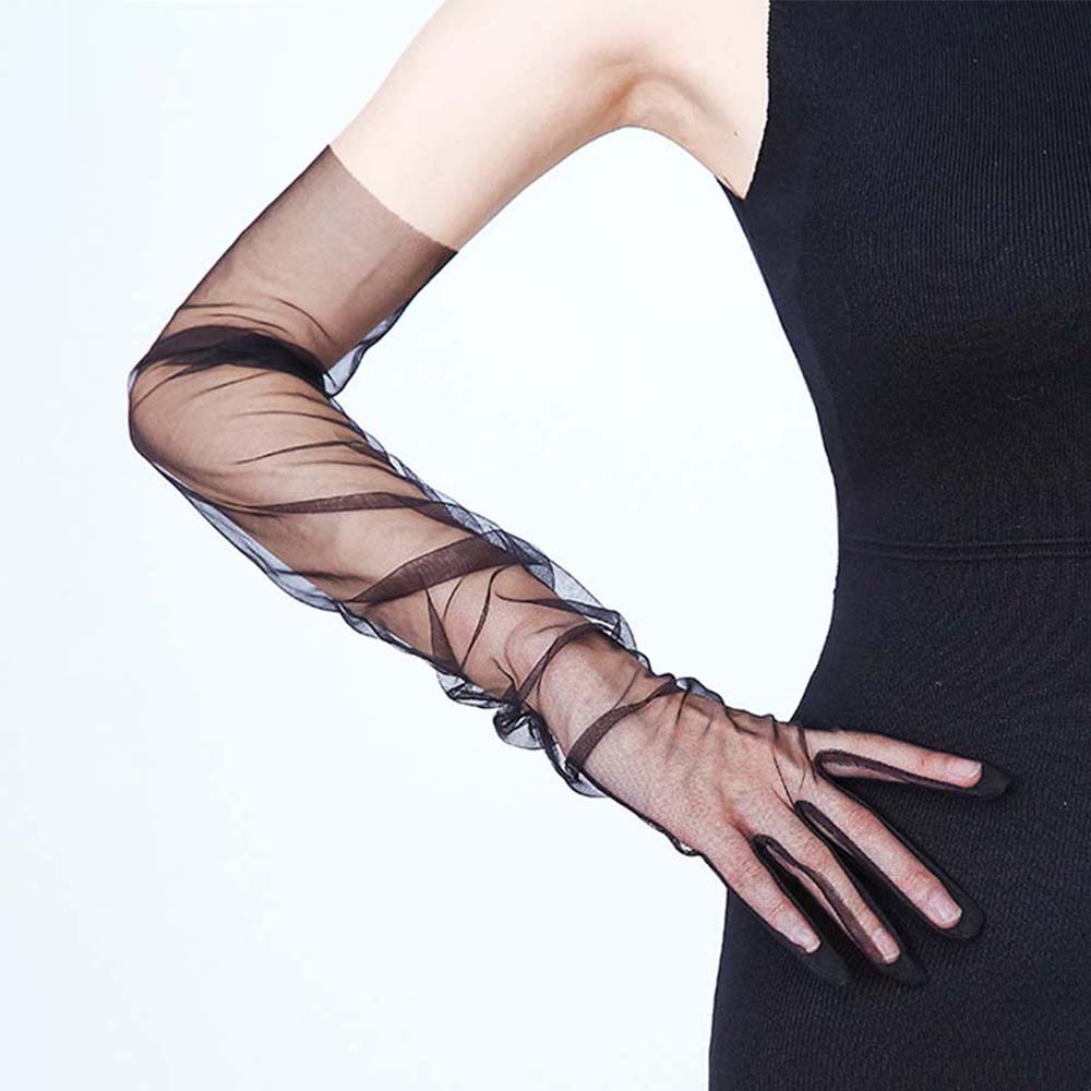 1 paar Ultra Dünne Sheer Tüll  – Women Fashion Photoshoot Bewertung und Preis