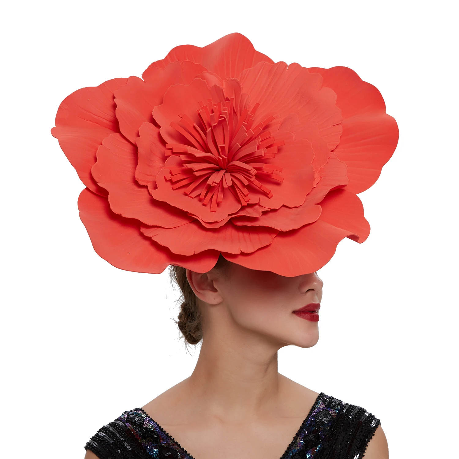 Frauen große Blume Haarband Sc – Women Fashion Photoshoot Bewertung und Preis